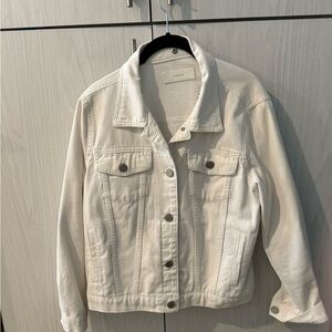 Blank NYC Off-White Denim Jacket